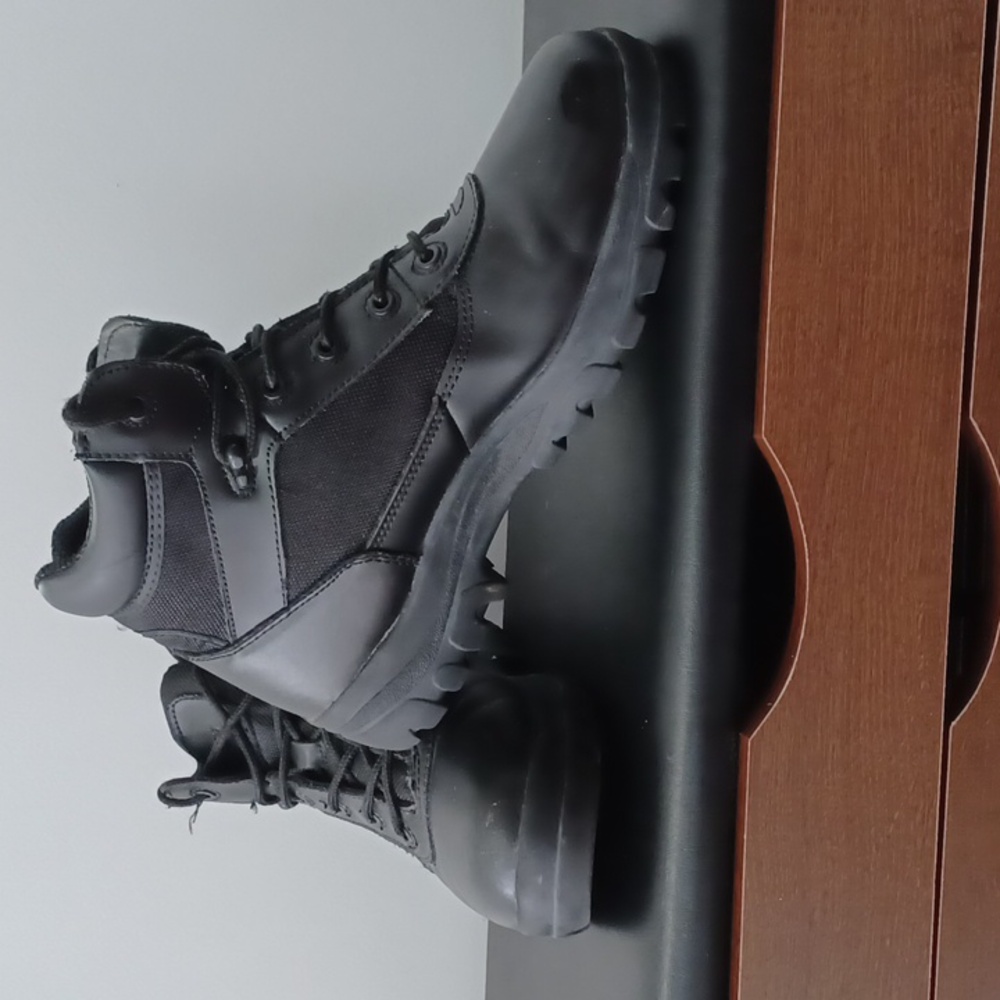MS1 - Men's Diehard Blk Leather Work Boots ' sz 12D